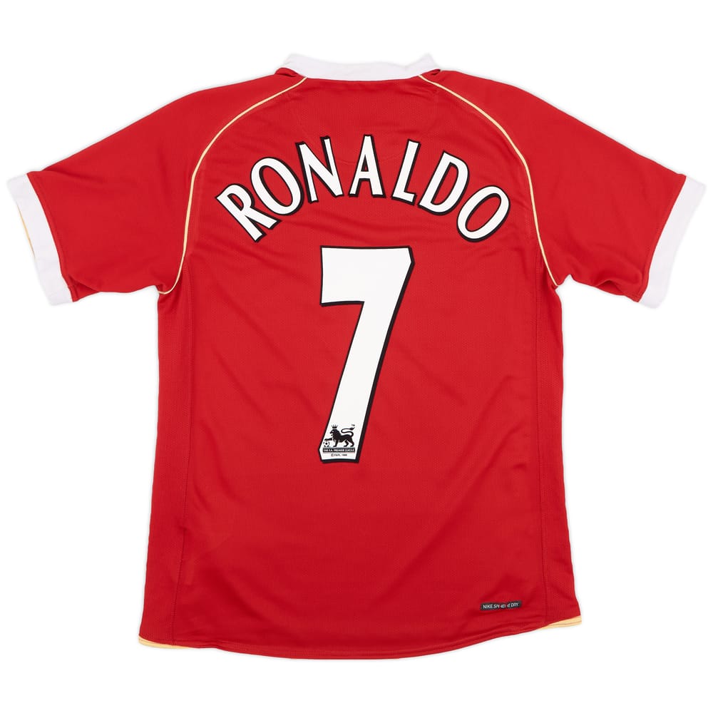2006-07 Manchester United Home Shirt Ronaldo #7 - 8/10 - (S)
