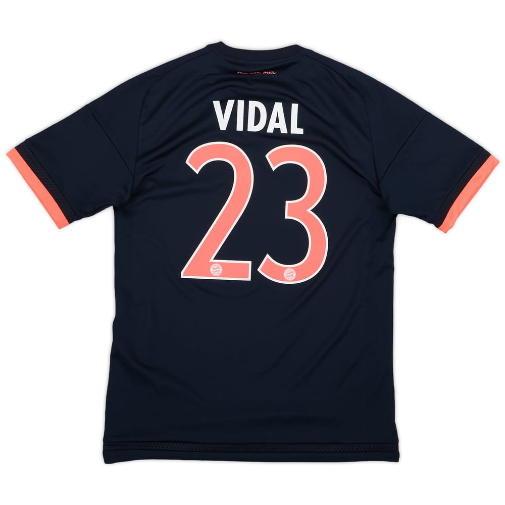 2015-16 Bayern Munich Third Shirt Vidal #23 - 8/10 - (S)