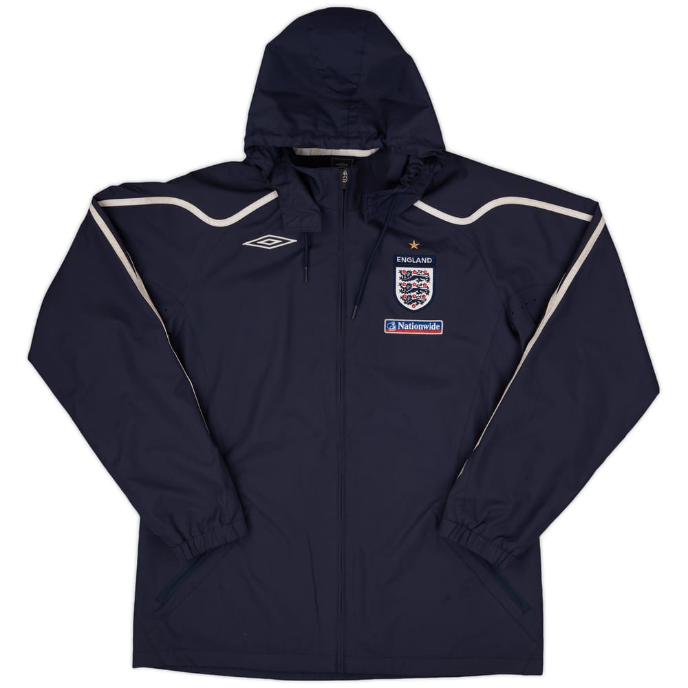 2007-09 England Umbro Hooded Rain Jacket - 8/10 - (L)