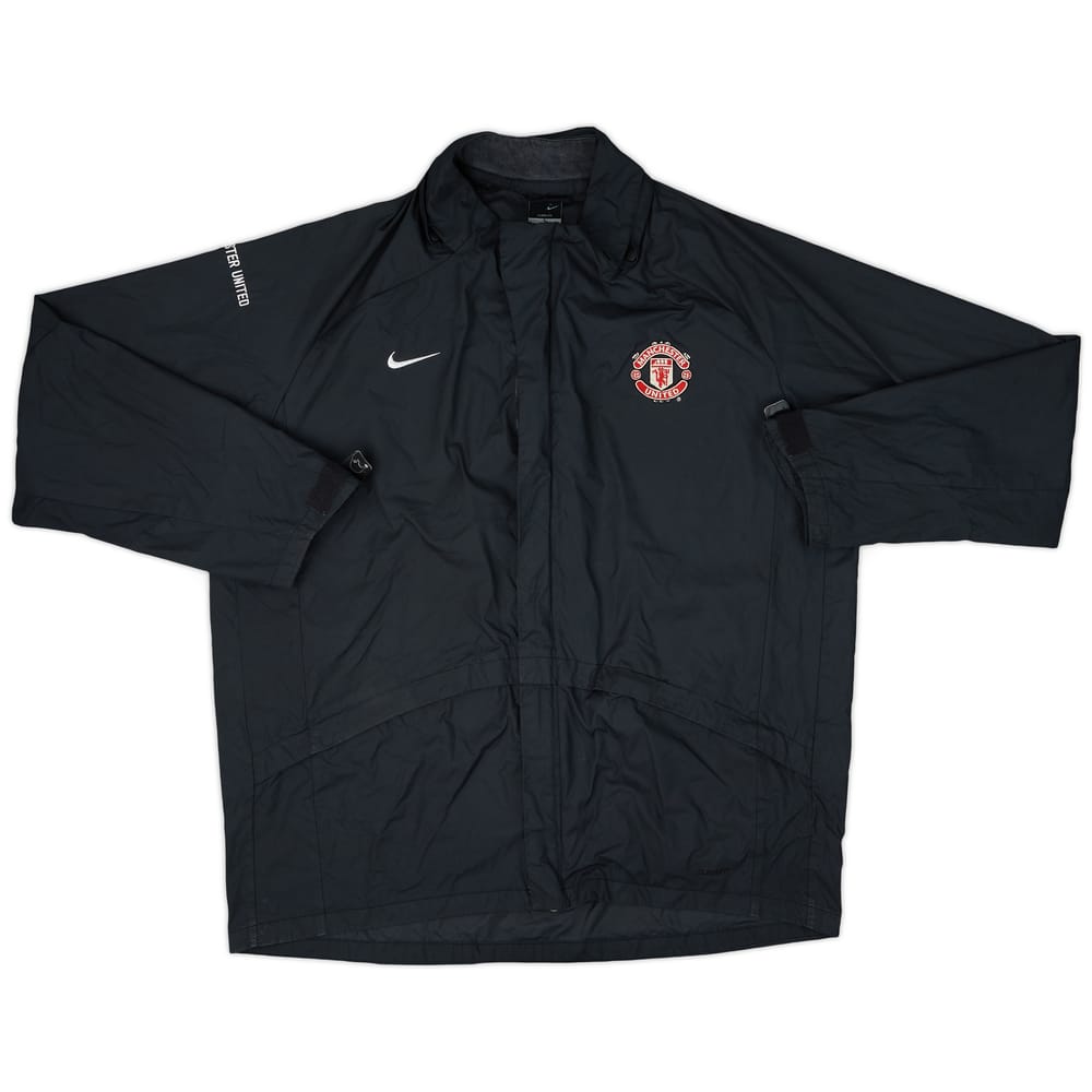 2006-07 Manchester United Nike Hooded Rain Jacket - 5/10 - (L)