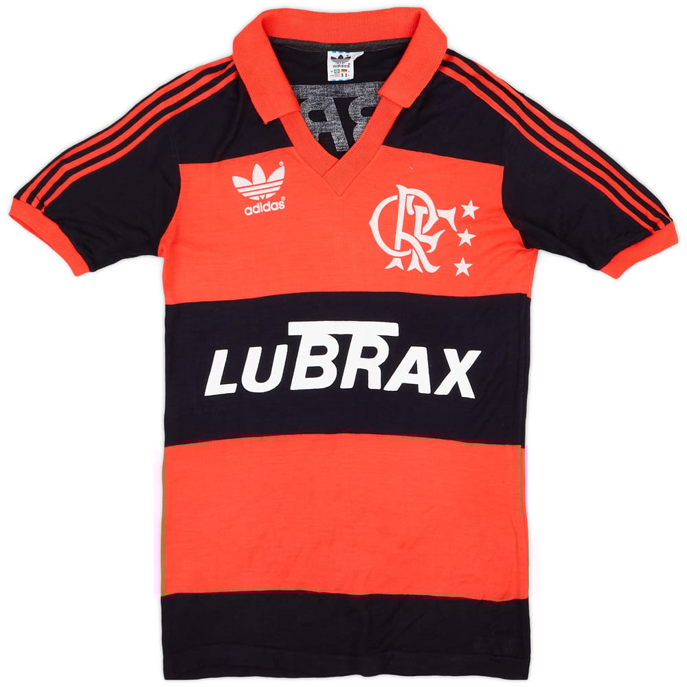 1987-90 Flamengo Home Shirt #10 - 8/10 - (S)