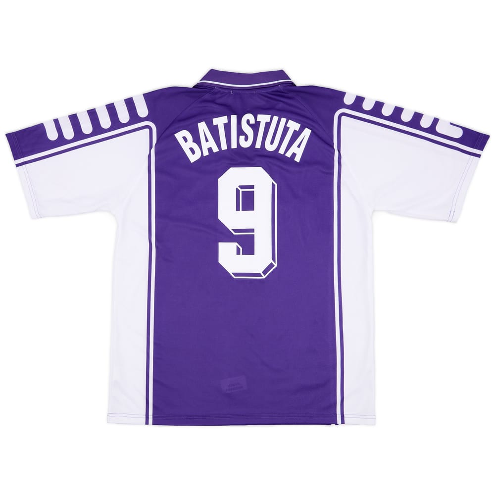 1999-00 Fiorentina Home Shirt Batistuta #9 (XL)