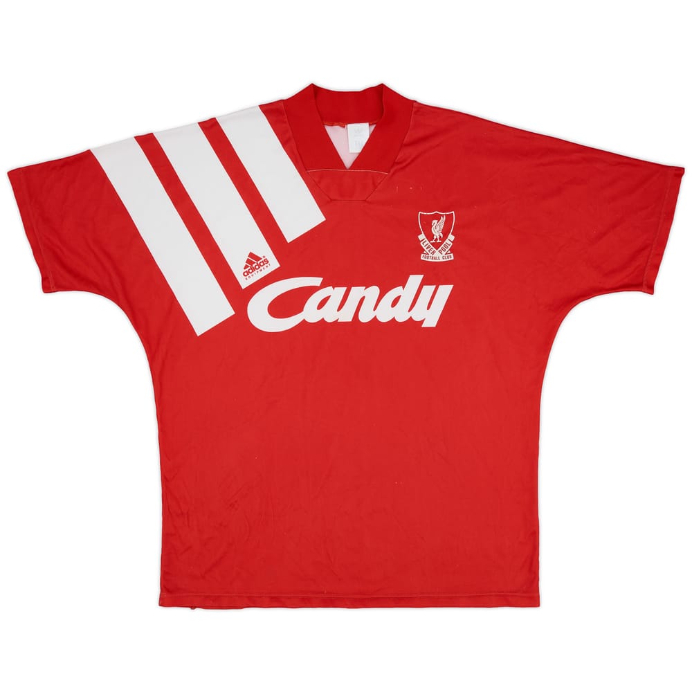 1991-92 Liverpool Home Shirt - 7/10 - (L)