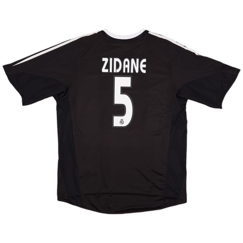 2004-05 Real Madrid Away Shirt Zidane #5 (L)