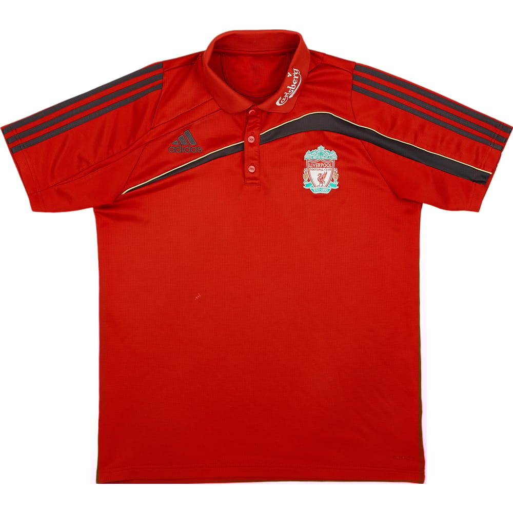 2009-10 Liverpool adidas Polo Shirt - 5/10 - (L)
