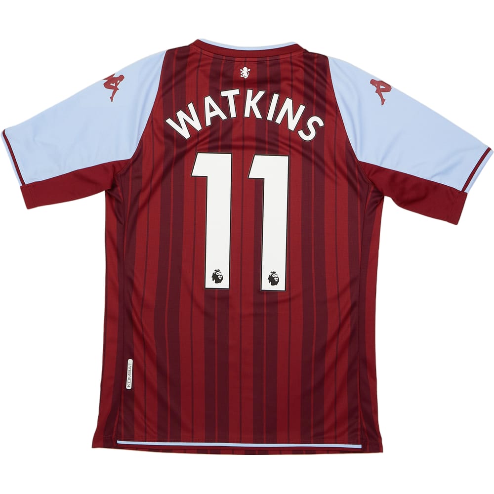 2021-22 Aston Villa Home Shirt Watkins #11 - 9/10 - (S)