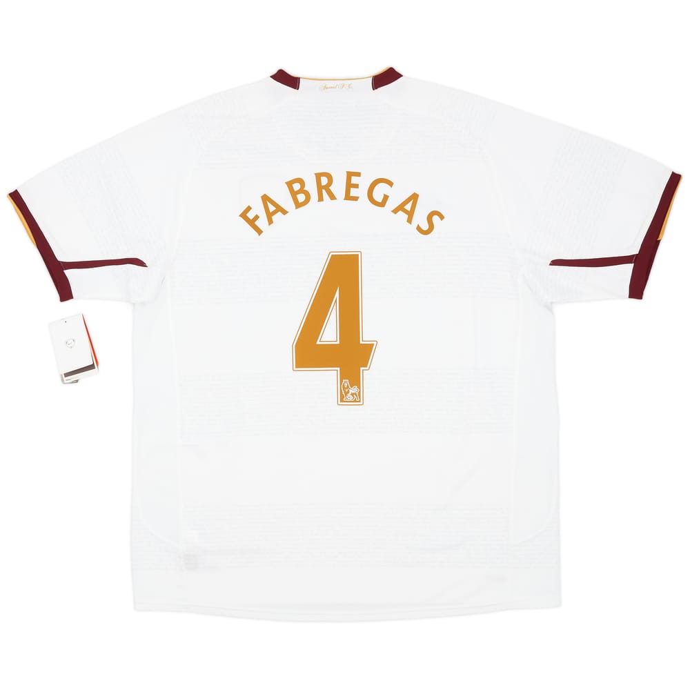 2007-08 Arsenal Away Shirt Fabregas #4 (XL)