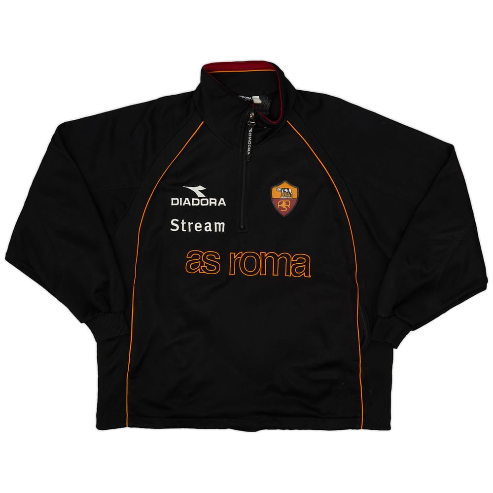 1999-00 Roma Diadora 1/4 Zip Drill Top - 9/10 - (XL)