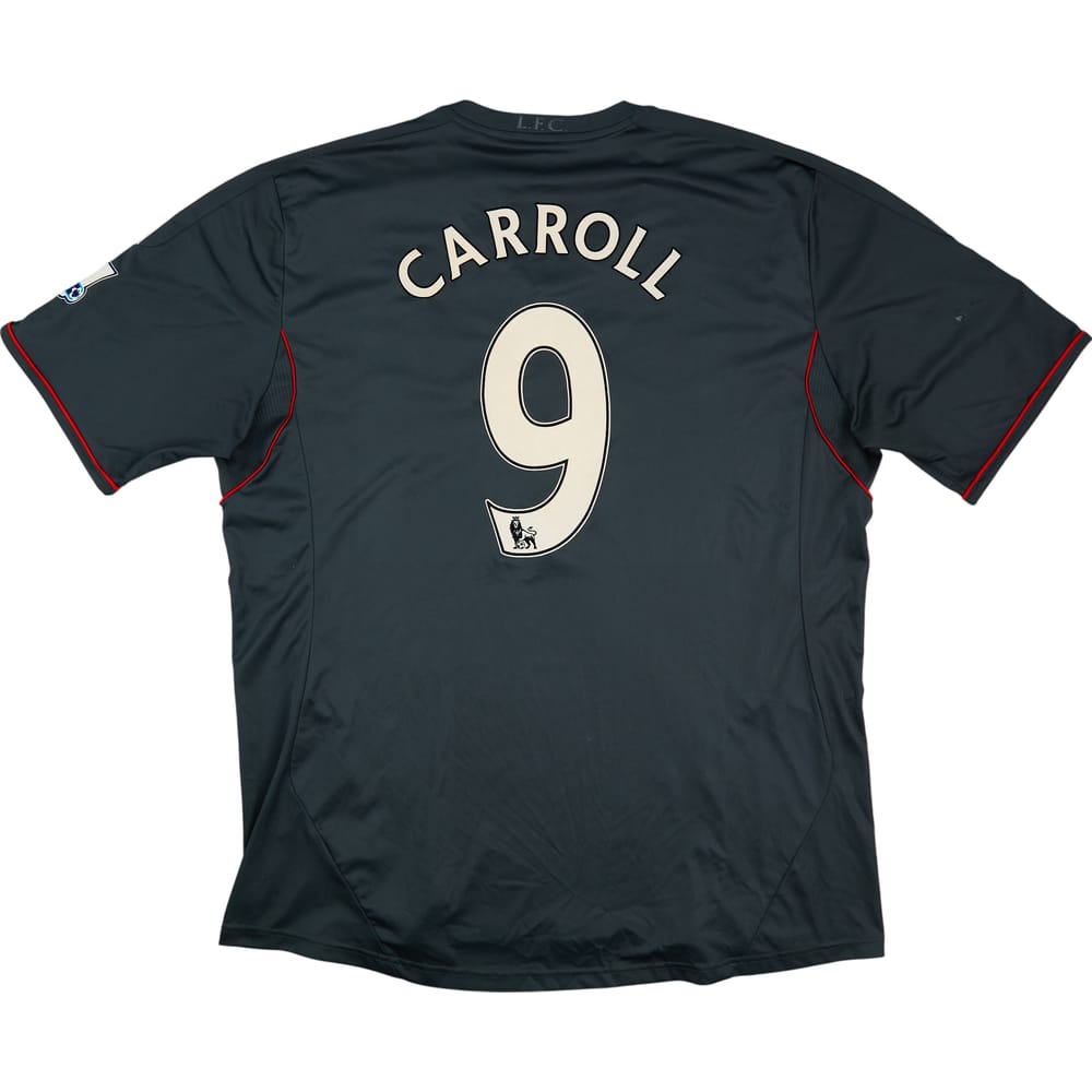 2011-12 Liverpool Away Shirt Carroll #9 - 4/10 - (3XL)