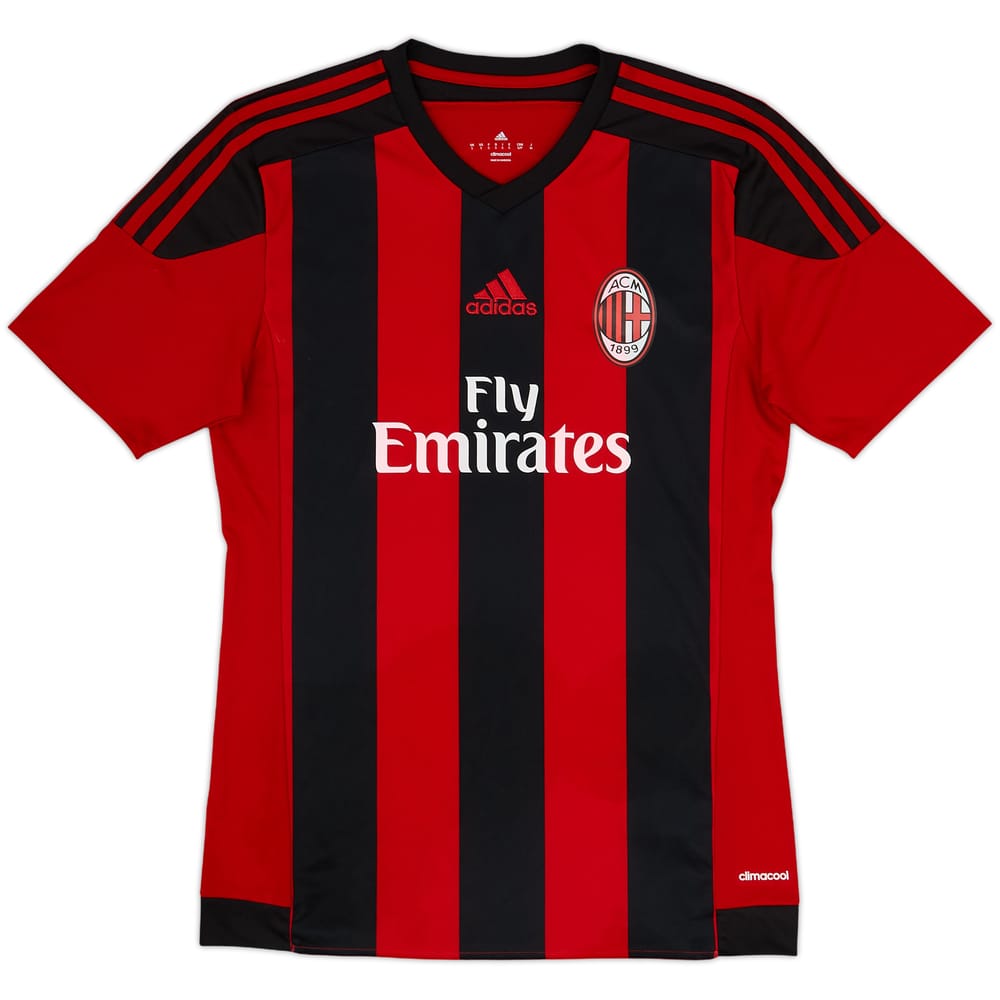 2016-17 adidas Template Shirt (AC Milan) - 8/10 - (S)