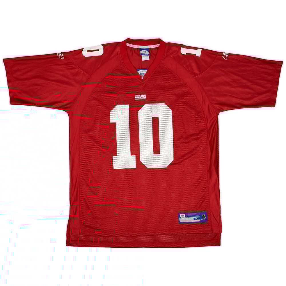 2005-06 New York Giants Manning #10 Reebok On Field Alternate Jersey - 8/10 - (XL)