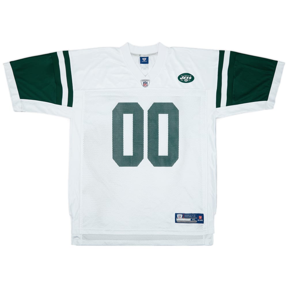 2008-11 New York Jets #00 Reebok On Field Away Jersey - 8/10 - (XL)