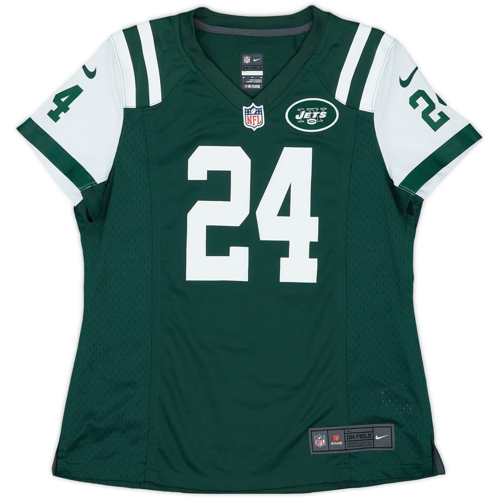 2012 New York Jets Revis #24 Nike Game Home Jersey Womens - 9/10 - (M)