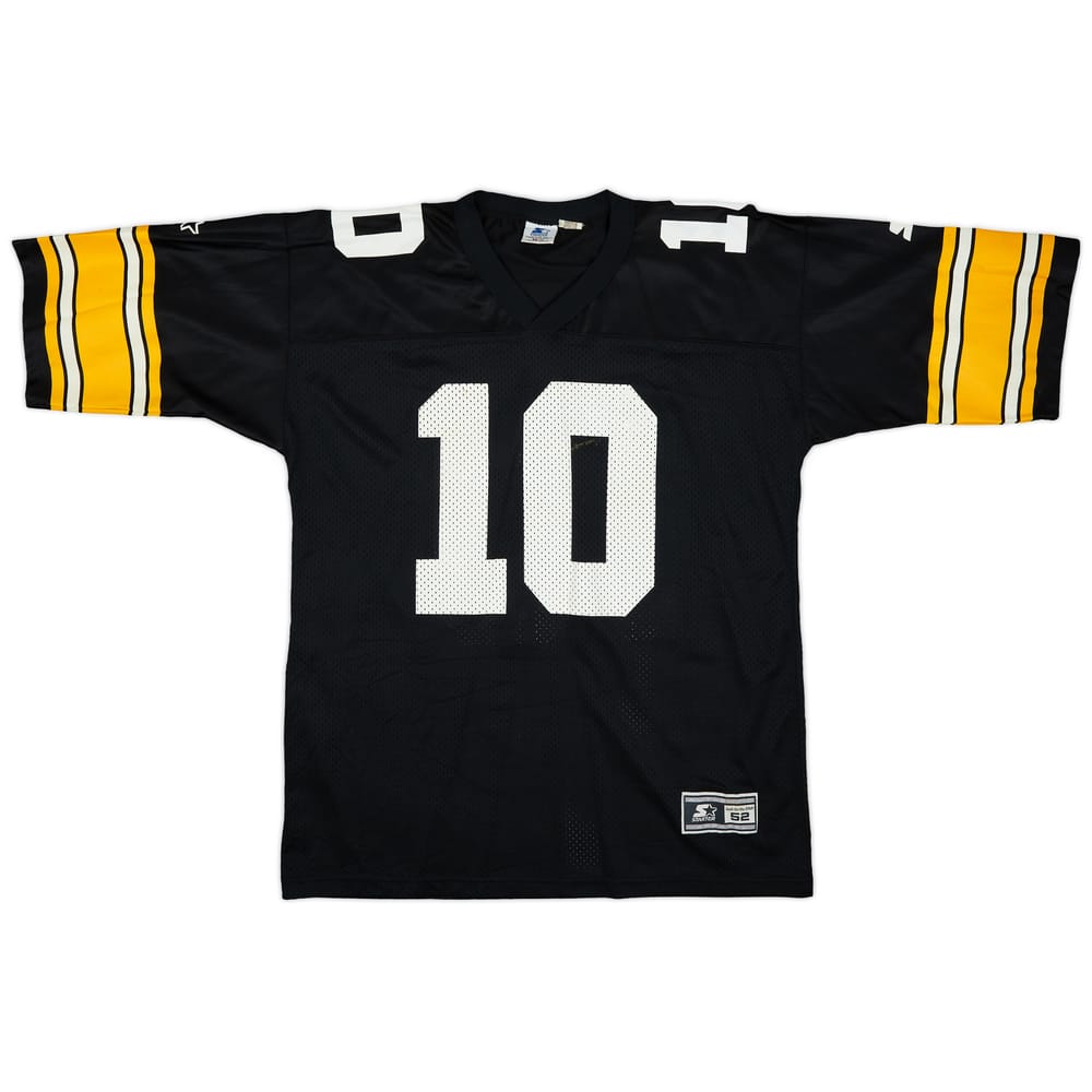 1995-96 Pittsburgh Steelers Stewart #10 Starter Home Jersey - 6/10 - (XL)
