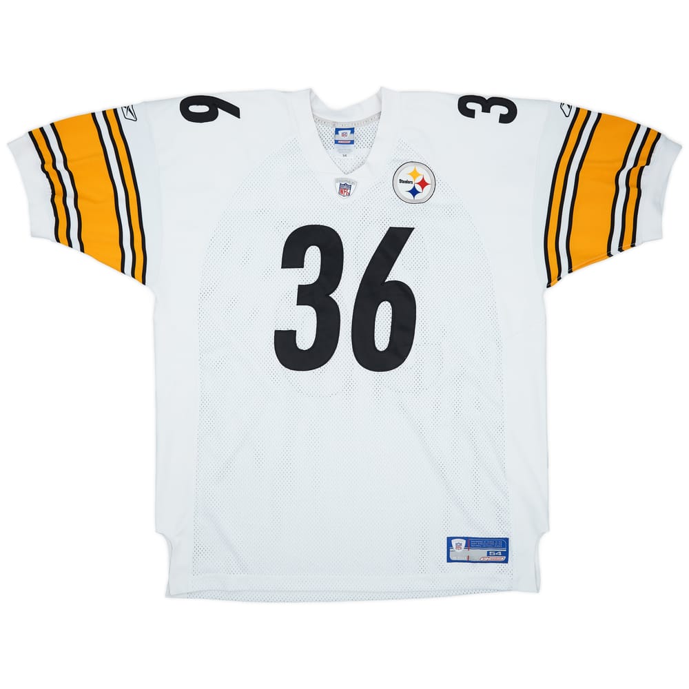 2002-04 Pittsburgh Steelers Bettis #36 Reebok Authentic Away Jersey - 9/10 - (XXL)