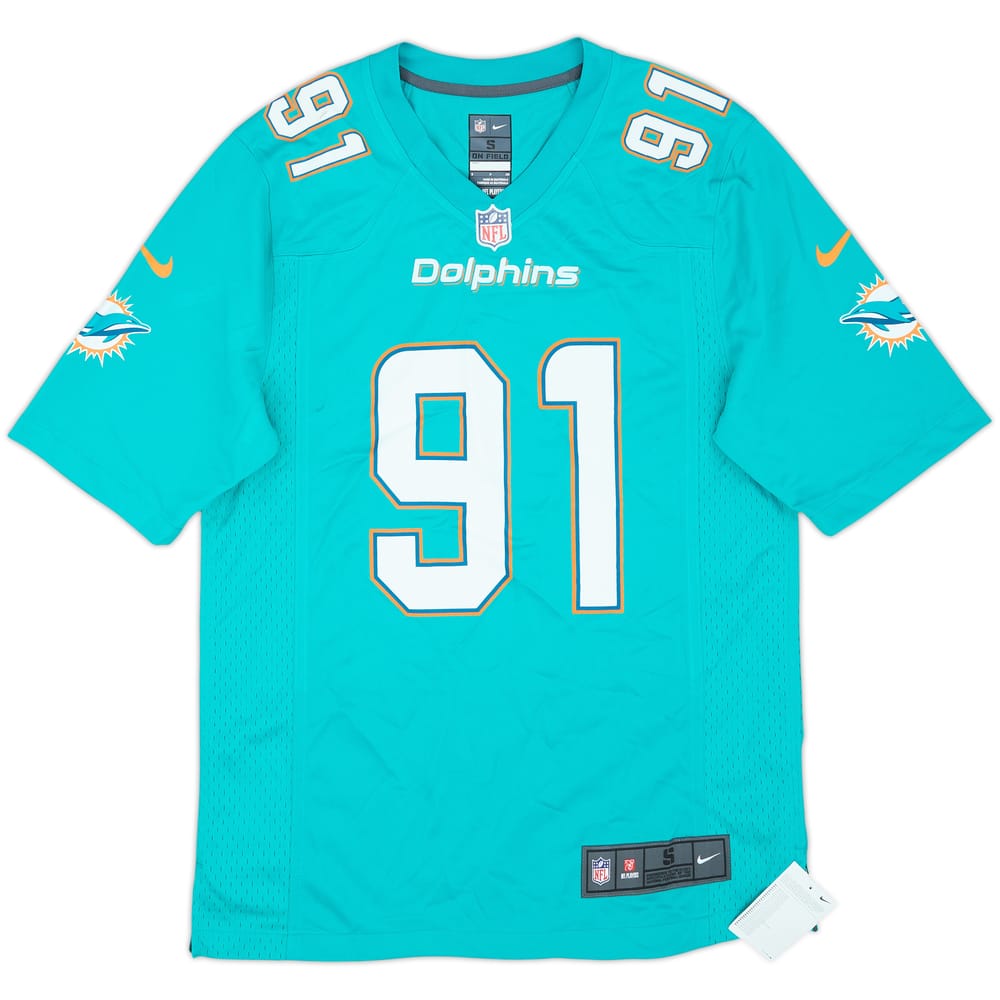 2013-16 Miami Dolphins Wake #91 Nike Game Home Jersey (S)