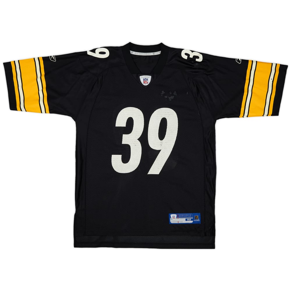 2005-06 Pittsburgh Steelers Parker #39 Reebok On Field Home Jersey - 5/10 - (M)