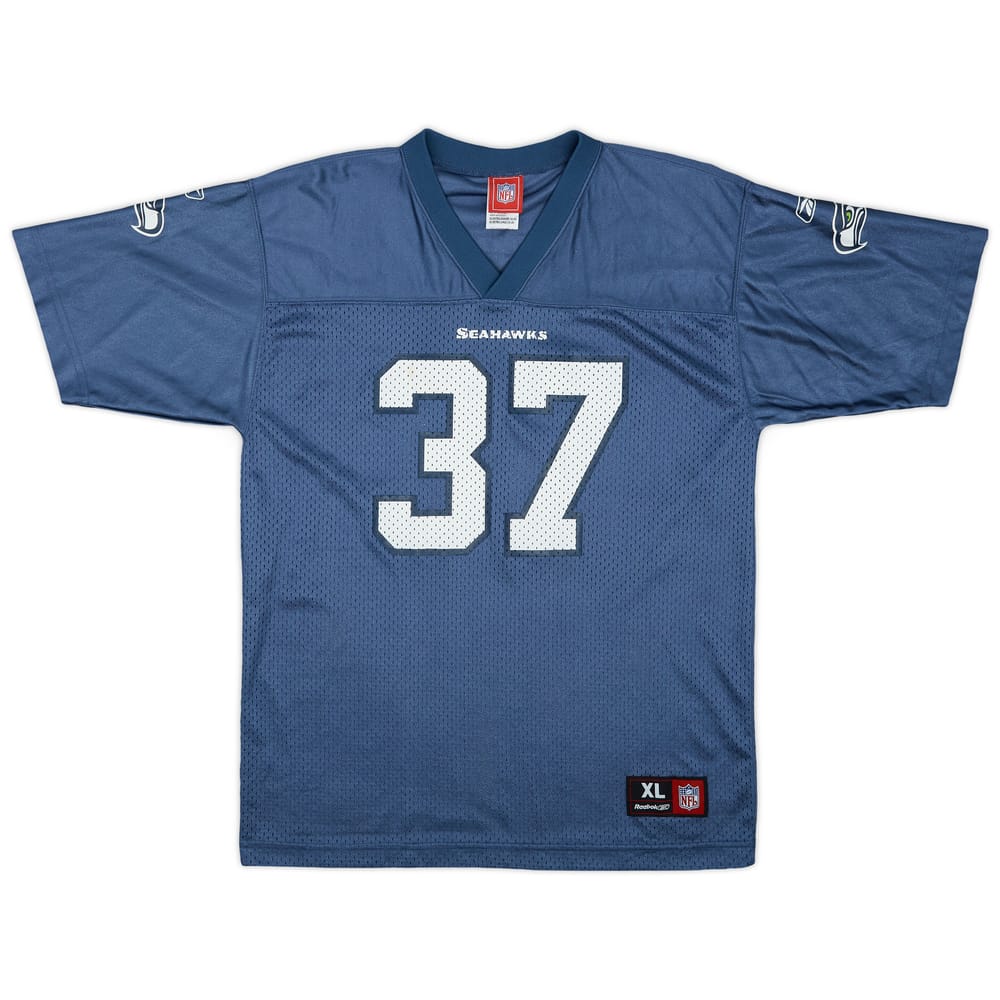 2005-06 Seattle Seahawks Alexander #37 Reebok Replica Home Jersey - 9/10 - (XL.Boys)