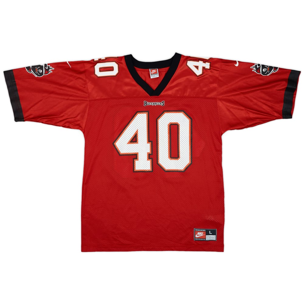1997-99 Tampa Bay Buccaneers Alstott #40 Nike Home Jersey - 8/10 - (L)