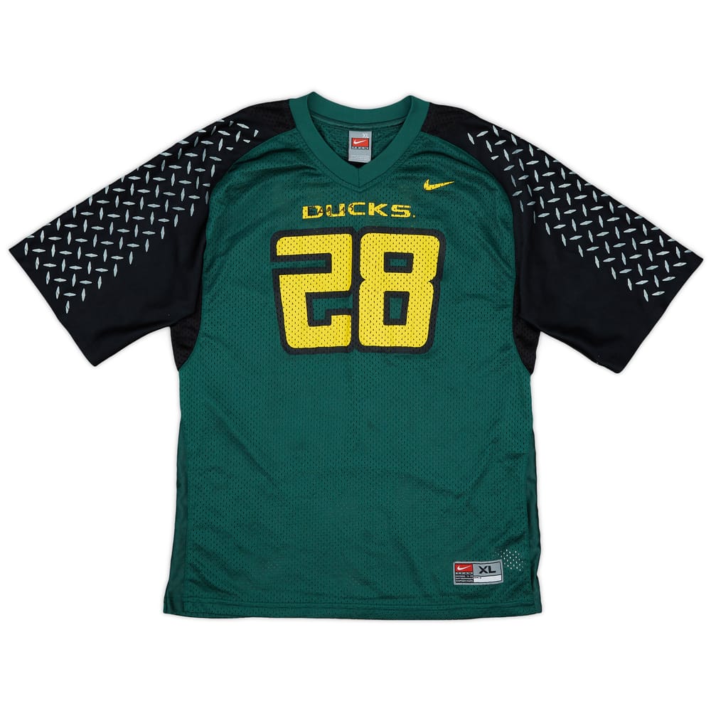 2006-07 Oregon Ducks Stewart #28 Nike Home Jersey - 7/10 - (XL.Boys)