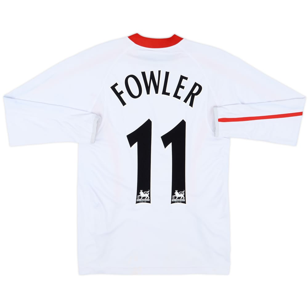 2005-06 Liverpool Away L/S Shirt Fowler #11 - 6/10 - (S)