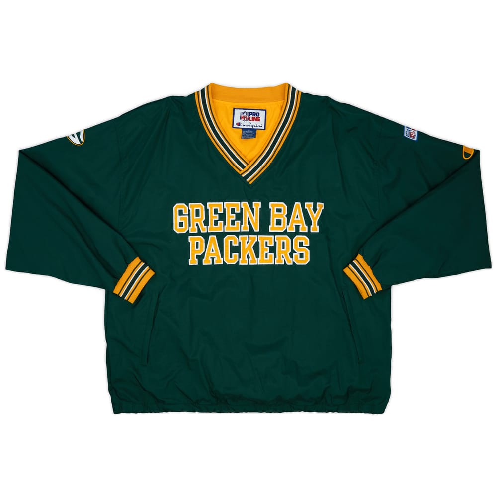 1990s Green Bay Packers Champion Pullover Windbreaker Jacket - 9/10 - (XL)