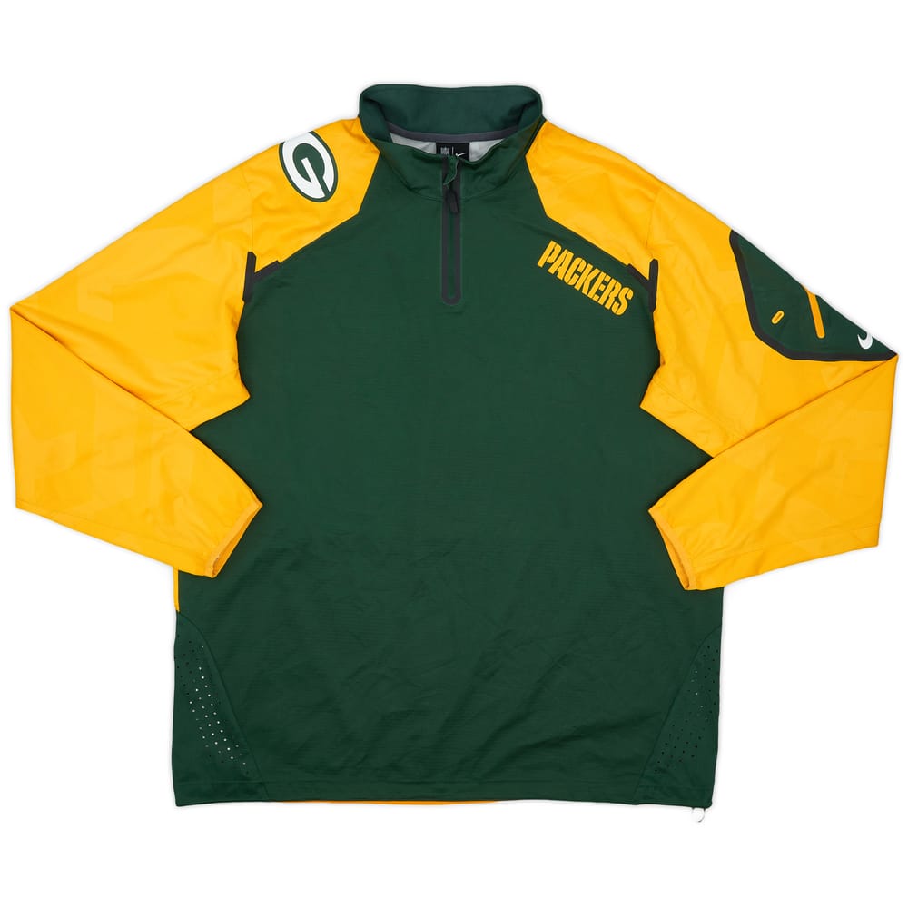 2013 Green Bay Packers Nike 1/4 Zip Training Jacket - 8/10 - (XL)
