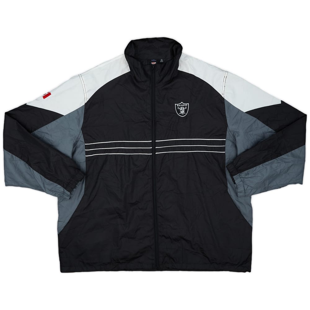 2010 Oakland Raiders NFL Rain Jacket - 9/10 - (XL)