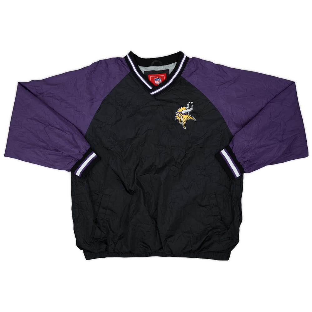 2000s Minnesota Vikings NFL Pullover Windbreaker Jacket - 7/10 - (L)