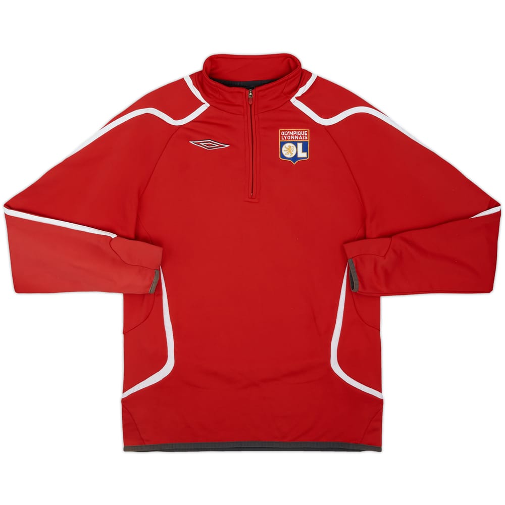 2007-08 Lyon Umbro 1/4 Zip Drill Top - 7/10 - (S)