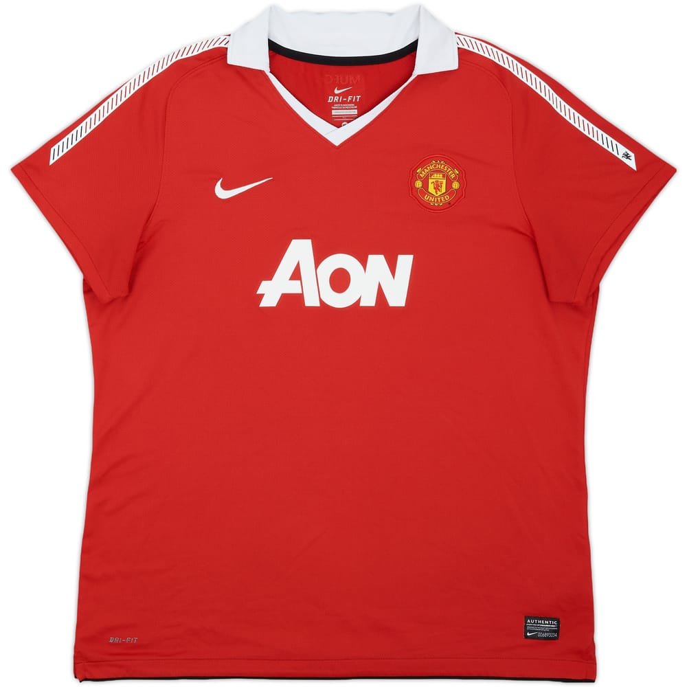 2010-11 Manchester United Home Shirt - 8/10 - (Women's XL)
