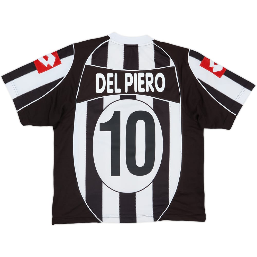 2002-03 Juventus Home Shirt Del Piero #10 - 8/10 - (XL)
