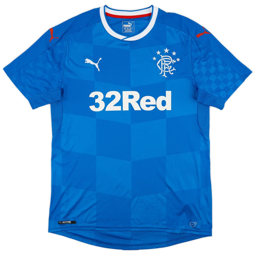 2016-18 Rangers Home Shirt - 10/10 - (L)