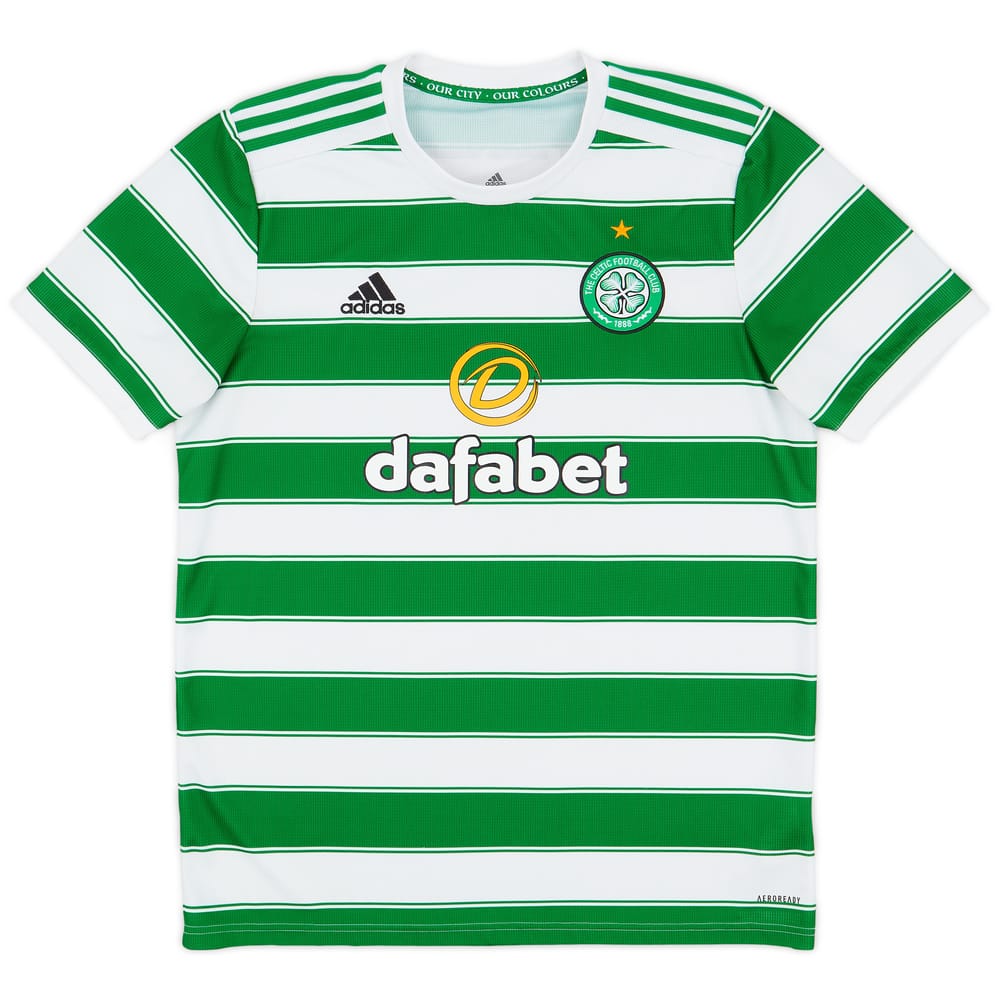 2021-22 Celtic Home Shirt - 9/10 - (L)