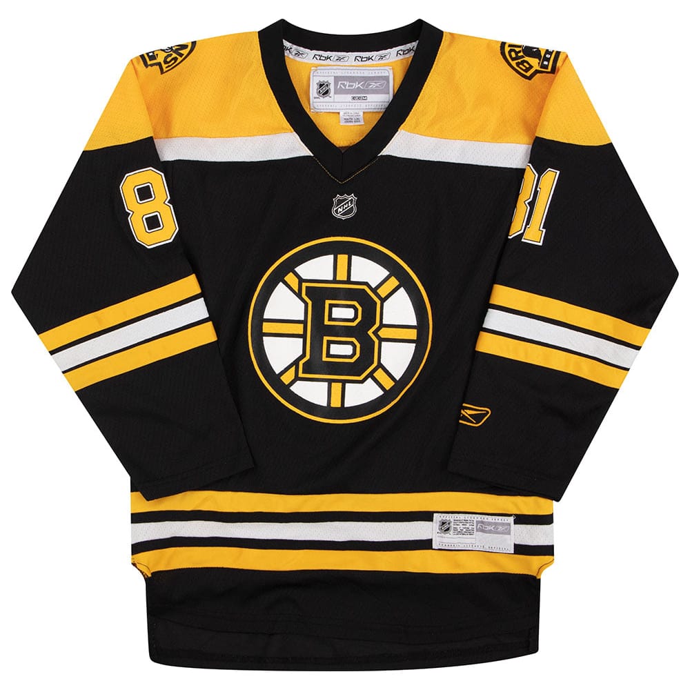 2007-09 Boston Bruins Kessel #81 Reebok Jersey (Home) Y