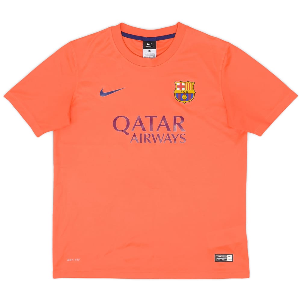 2014-15 Barcelona Basic Away Shirt - 8/10 - (XL.Boys)