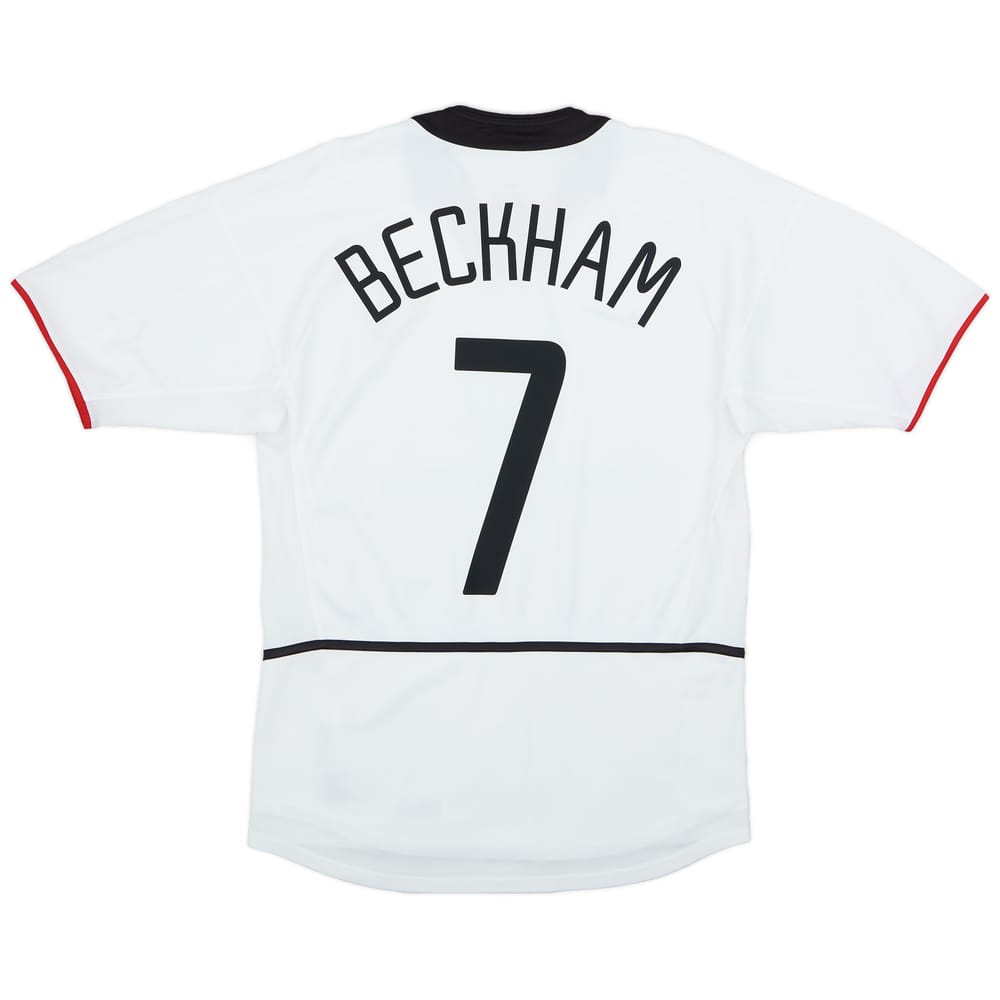 2002-03 Manchester United Away Shirt Beckham #7 - 9/10 - (S)