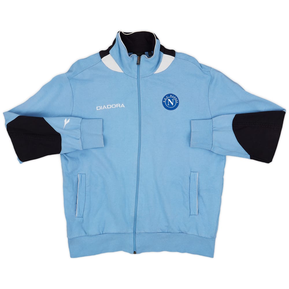 2007-08 Napoli Diadora Track Jacket - 8/10 - (L)