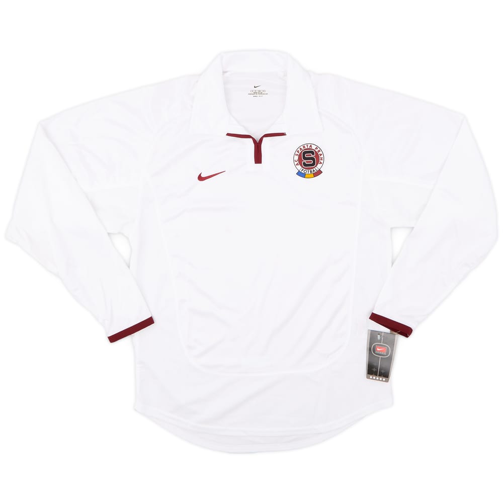 2001-02 Sparta Prague Player Issue Away L/S Shirt (S)