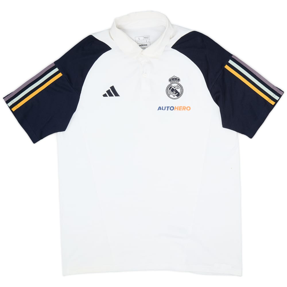 2023-24 Real Madrid Basketball adidas Polo Shirt - 7/10 - (L)