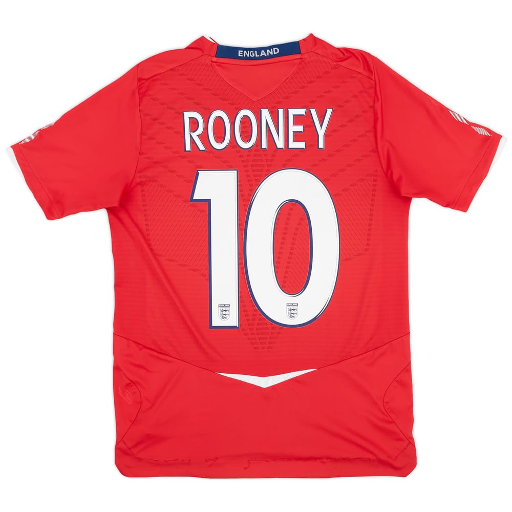 2008-10 England Away Shirt Rooney #10 - 7/10 - (S)