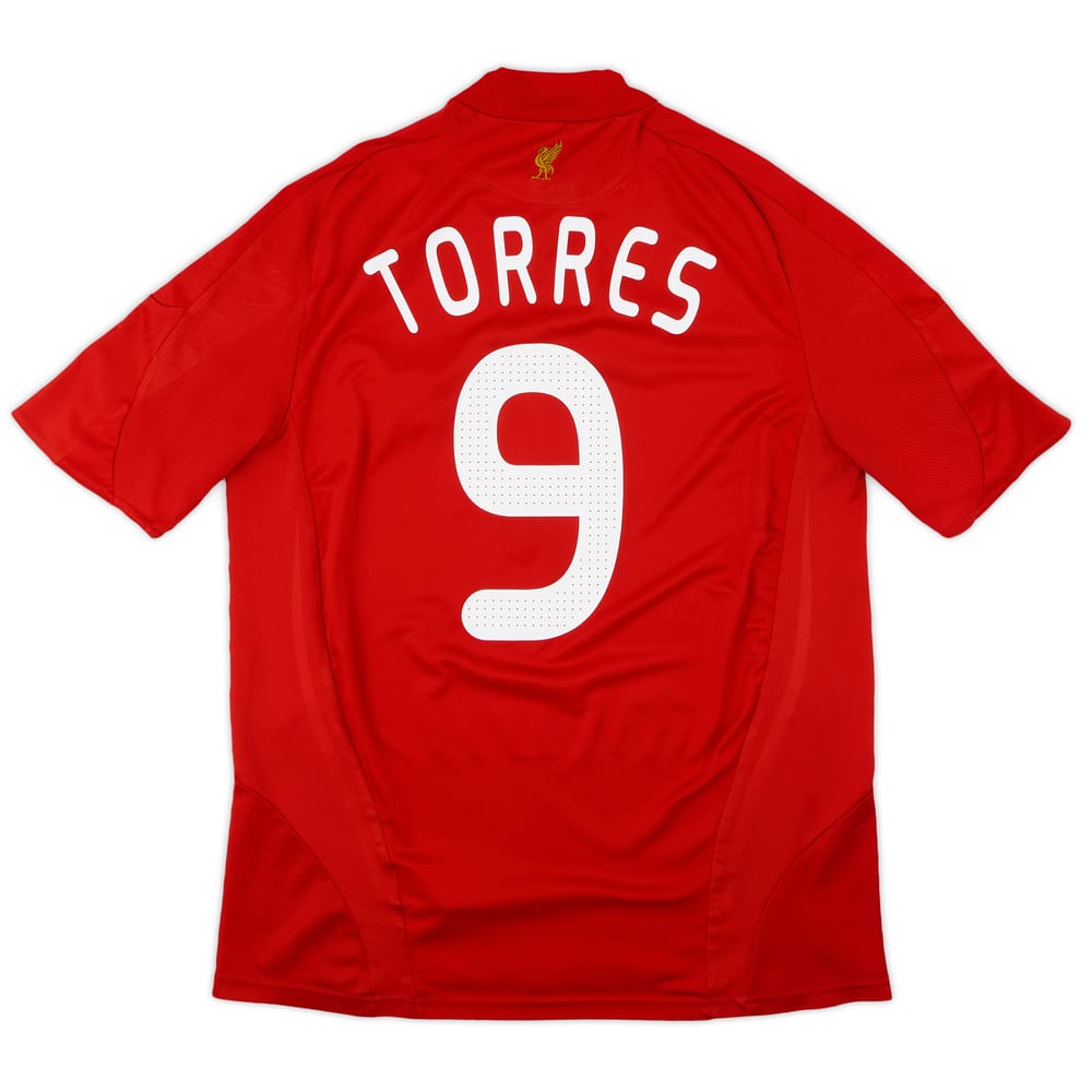 2008-10 Liverpool Home Shirt Torres #9 - 7/10 - (L)