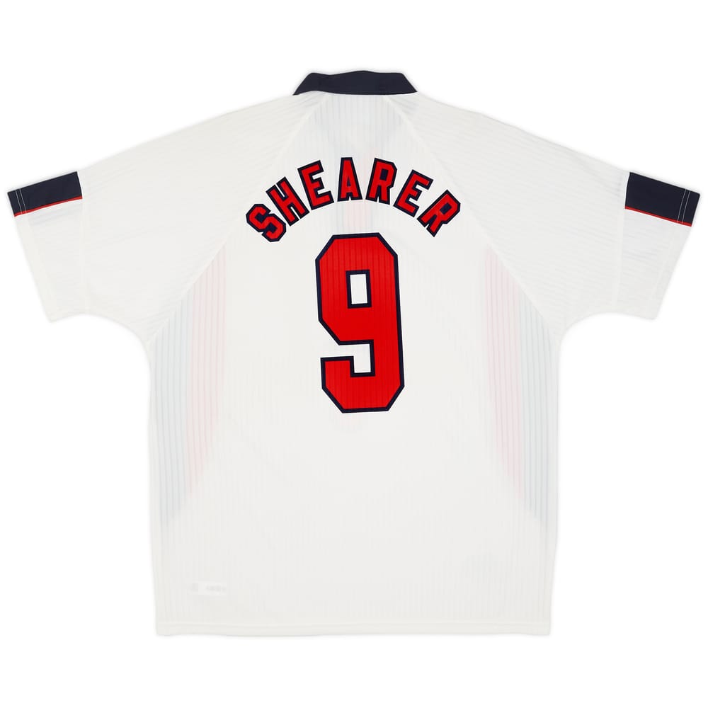 1997-99 England Home Shirt Shearer #9 (XL)