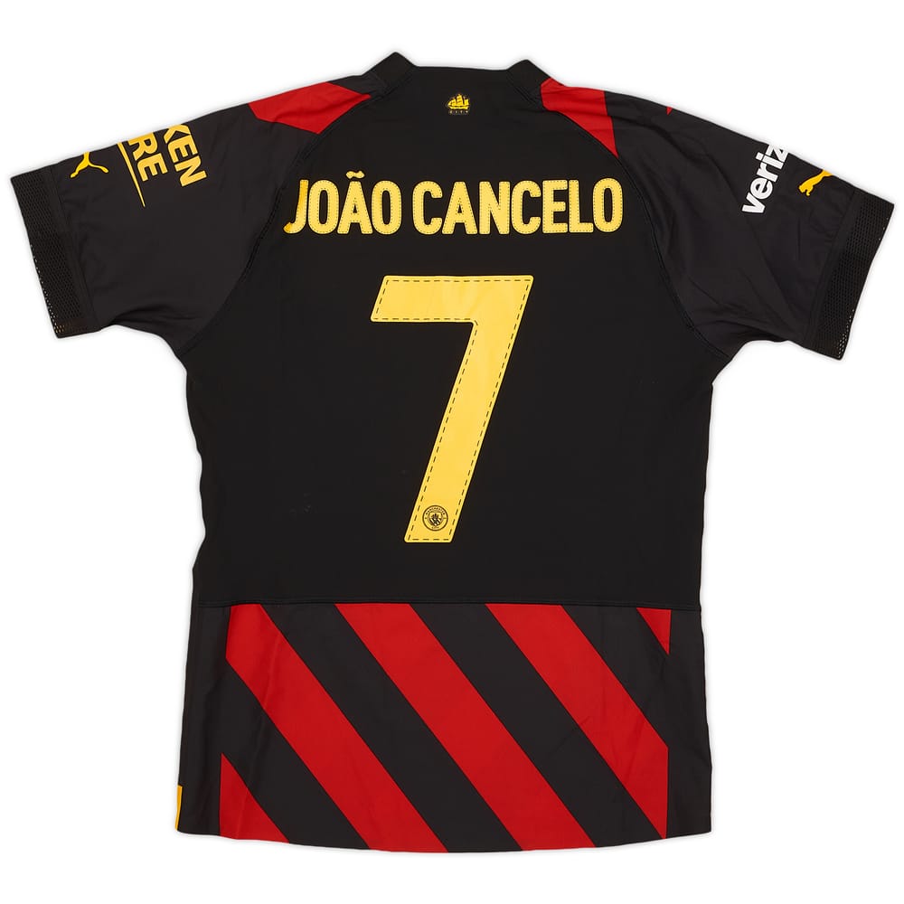 2022-23 Manchester City Match Issue Away Shirt Joao Cancelo #7