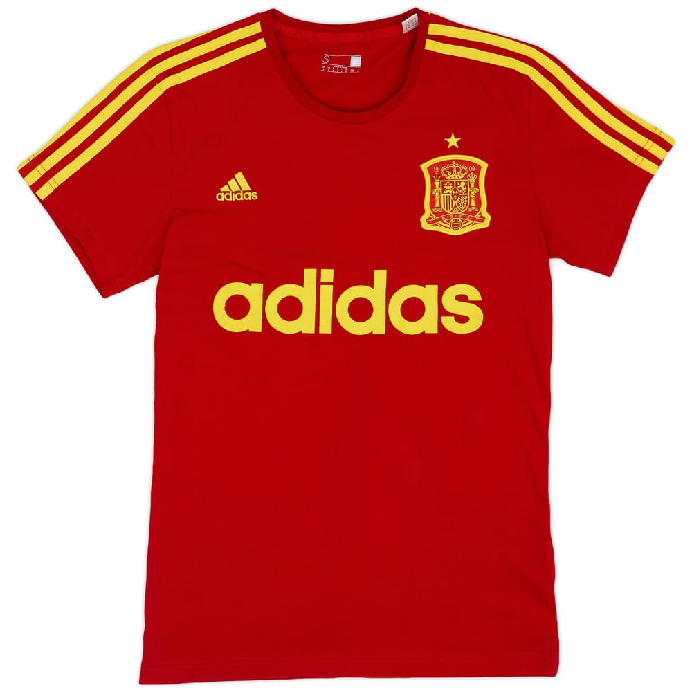 2015-16 Spain adidas Cotton Tee - 8/10 - (S)