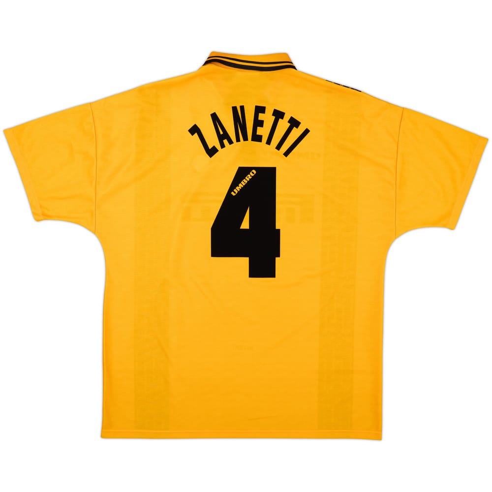 Camiseta de la tercera equipación del Inter Milan 1996-97 Zanetti #4 - 10/10 - (XL)