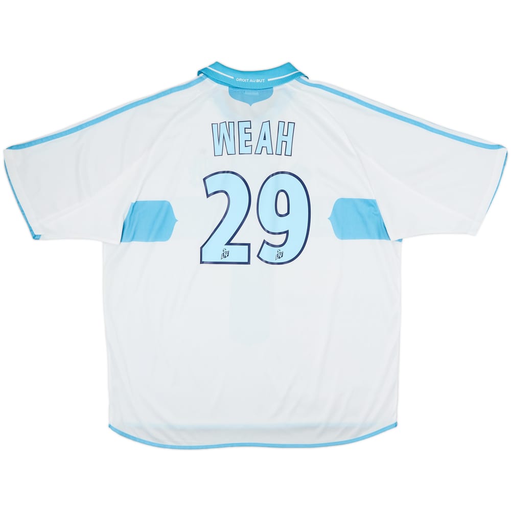 2000-01 Olympique Marseille Home Shirt Weah #29 - 8/10 - (XXL)
