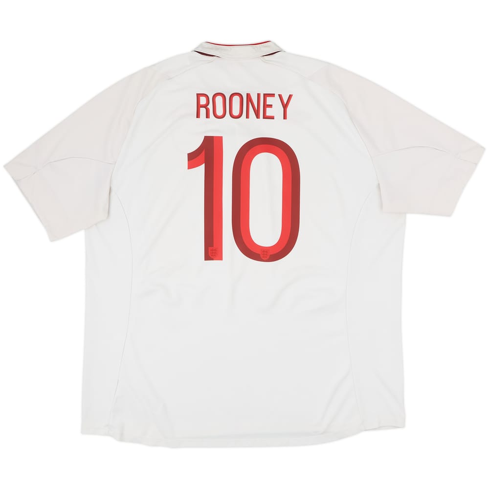 2012-13 England Home Shirt Rooney #10 - 6/10 - (3XL)