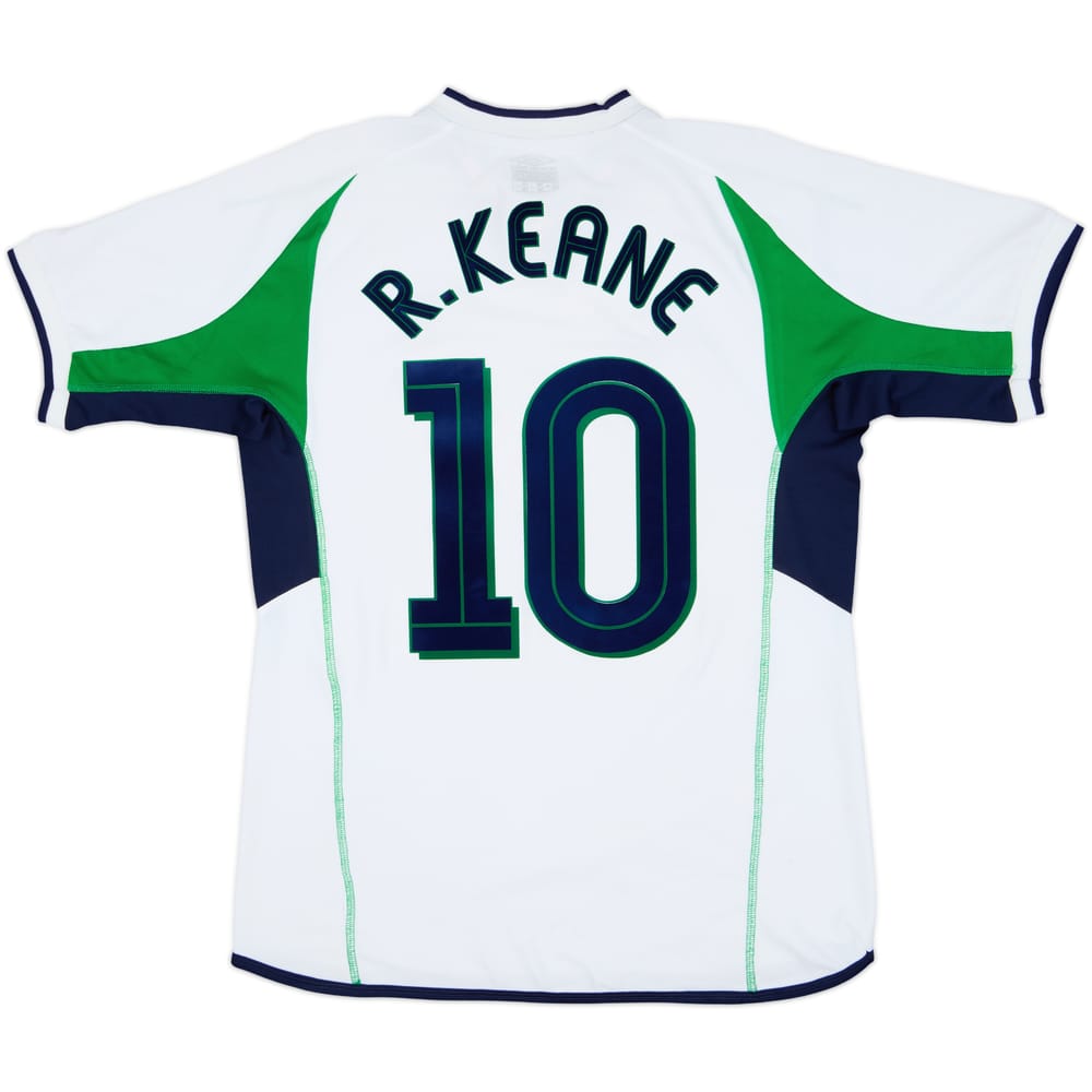 2001-02 Ireland Away Shirt R.Keane #10 - 8/10 - (L)