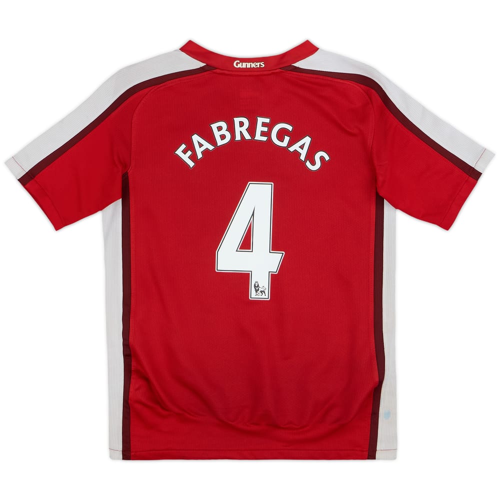 2008-10 Arsenal Home Shirt Fabregas #4 - 5/10 - (S.Boys)